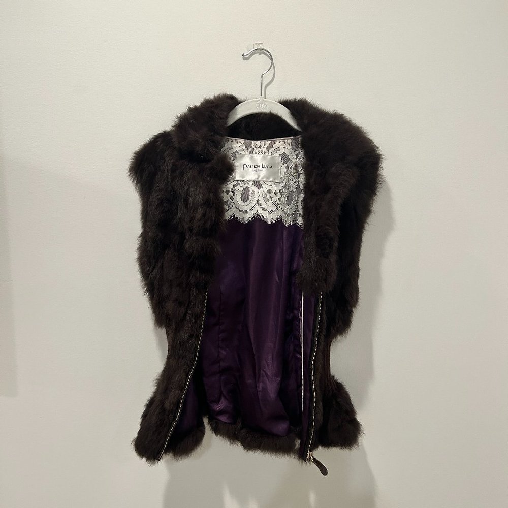Patrizia Luca Fur Rabbit Vest Small